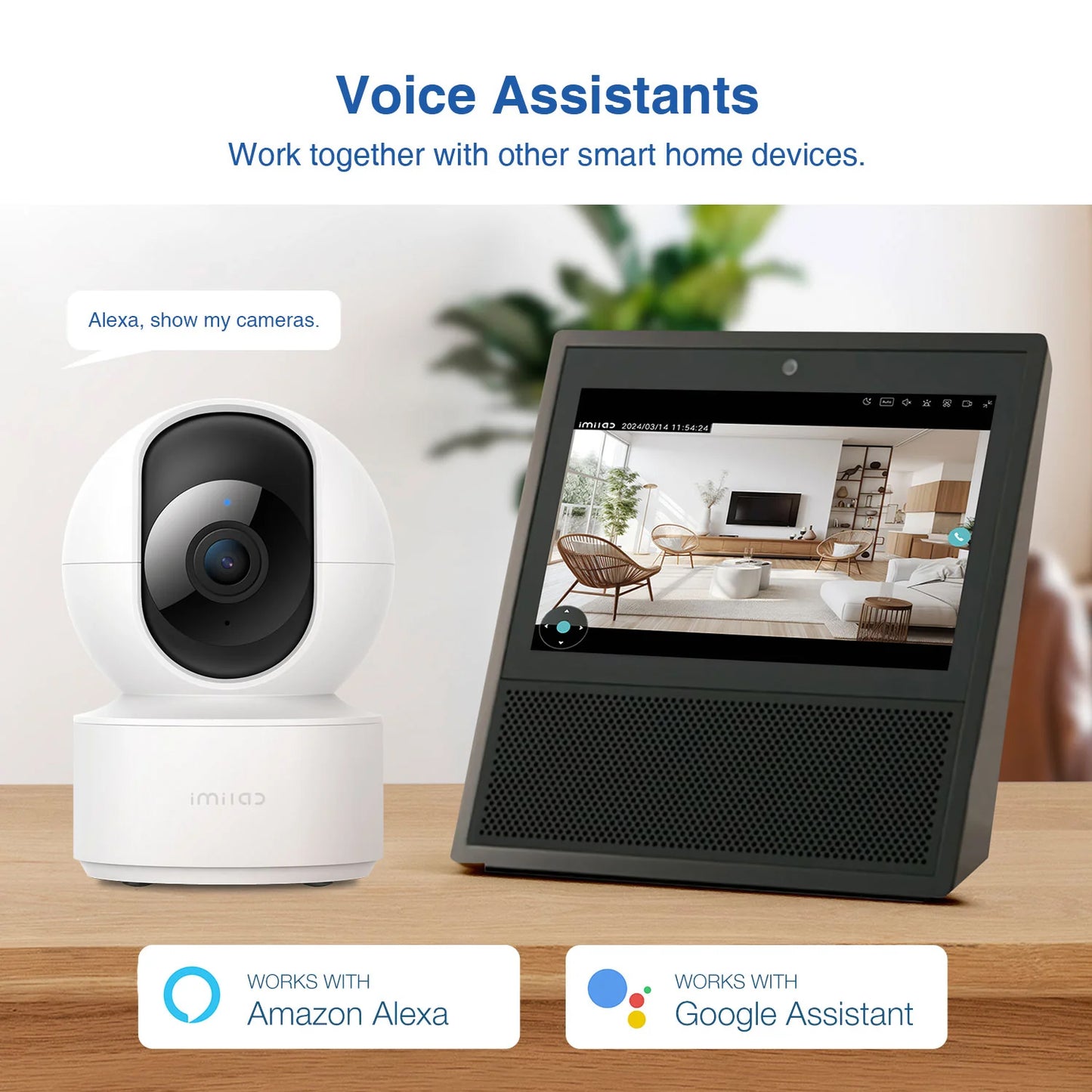 Surveillance Camera iMILAB C21 MI, Wi-Fi, 2.5K, Indoor 