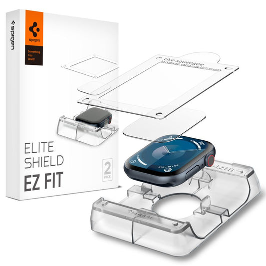 Spigen Elite Shield EZ FIT for Apple Watch 46mm Series, Set 2 pieces, Plastic AFL08579 