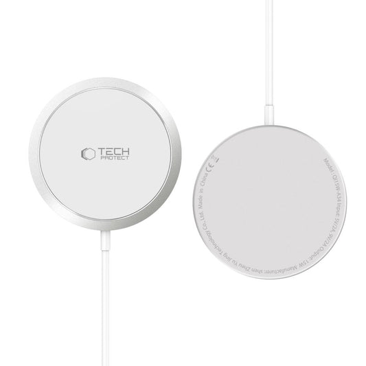 Wireless Network Charger Tech-Protect QI15W-A34, 15W, 1.67A, White 